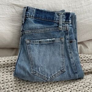 Abercrombie the 90s straight ultra high rise, size 24/00
